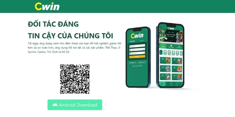 Android tương thích tối ưu với mọi phiên bản ứng dụng Cwin